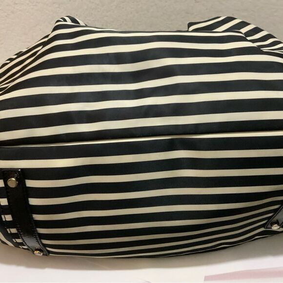 Kate Spade New York Women's Classic Nylon Stevie Striped Diaper Bag Size Large - Picture 13 of 16